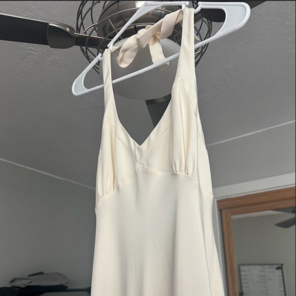 J Crew 100% Silk Halter Gown • 4 - Picture 2 of 10